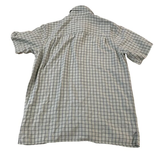 Marmot Eldridge Shirt Men's Size Medium Shirt Sleeve Button Down Green Blue - Picture 5 of 6